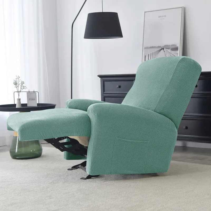 Housse de Fauteuil Relax Jacquard Vert mousse