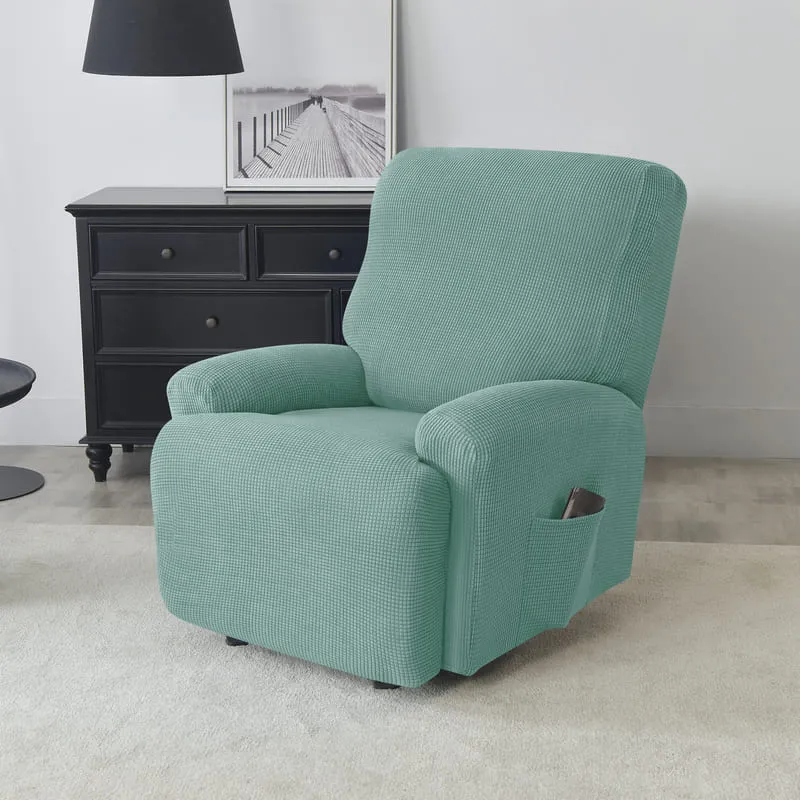 Housse de Fauteuil Relax Jacquard Vert mousse