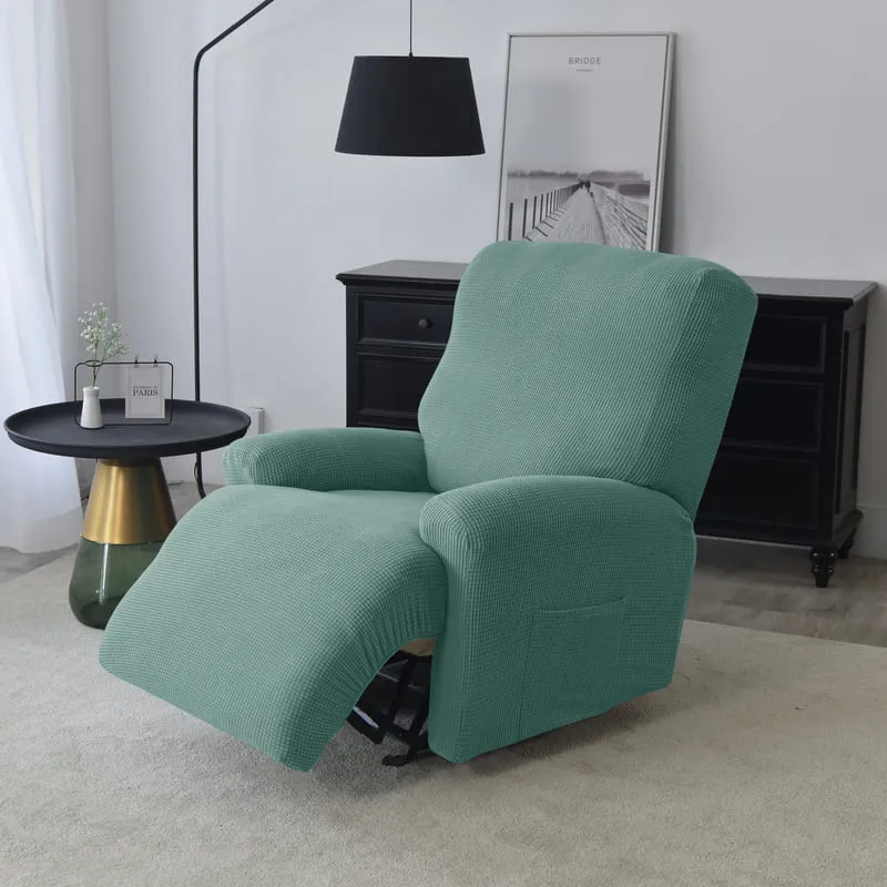 Housse de Fauteuil Relax Jacquard Vert mousse