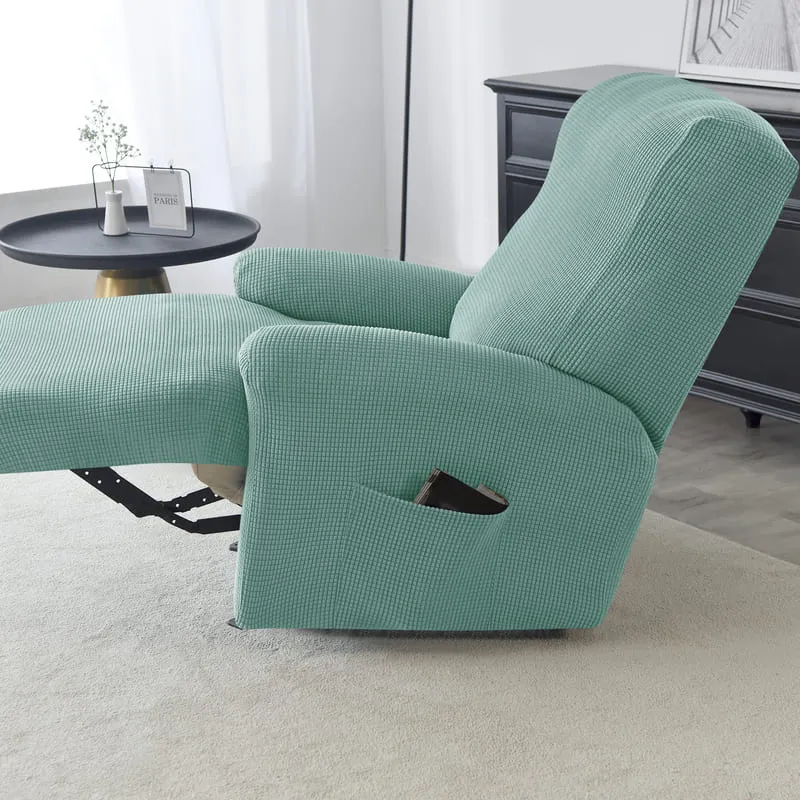 Housse de Fauteuil Relax Jacquard Vert mousse
