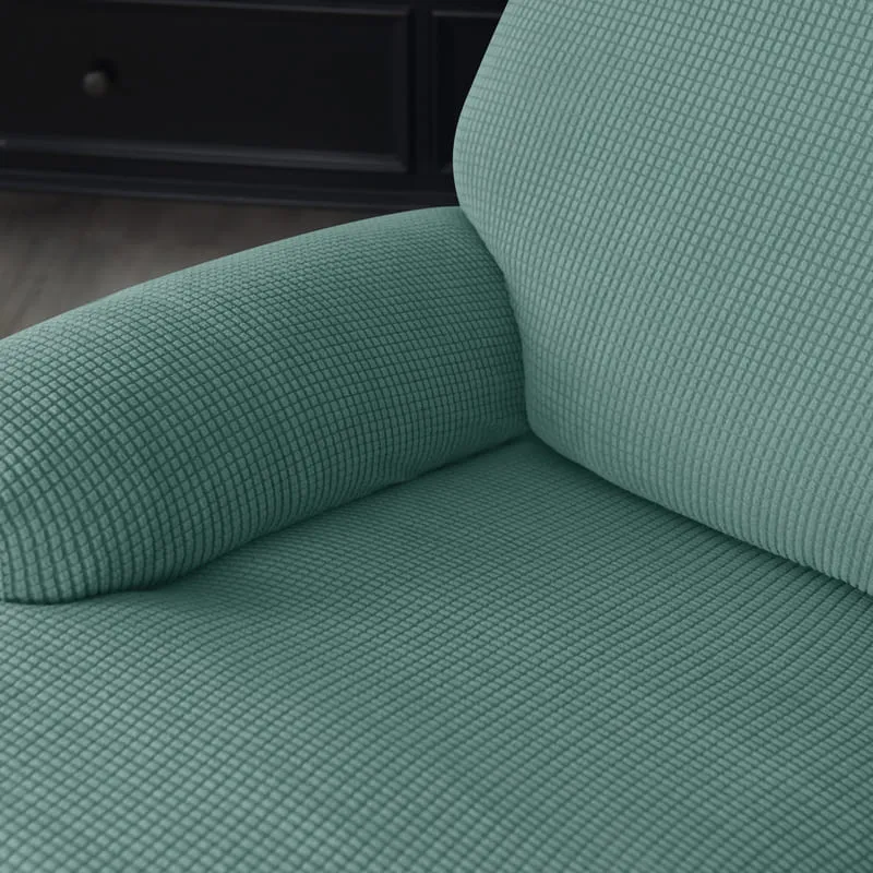 Housse de Fauteuil Relax Jacquard Vert mousse