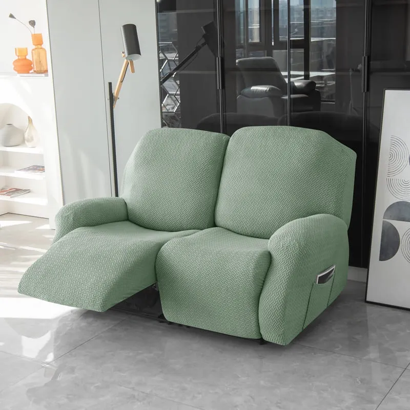 Housse de Canapé Relax Microfibre Vert clair