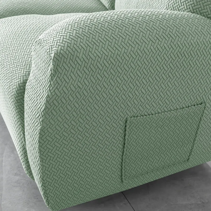 Housse de Canapé Relax Microfibre Vert clair