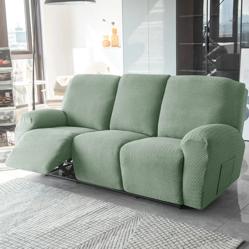 Housse de Canapé Relax Microfibre Vert clair