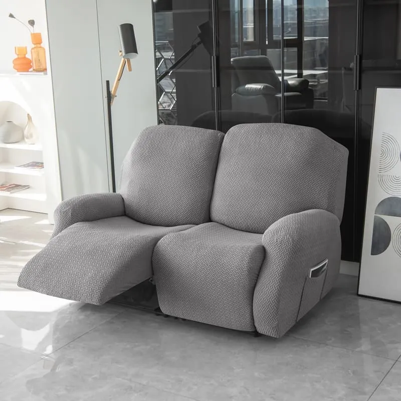 Housse de Canapé Relax Microfibre Gris