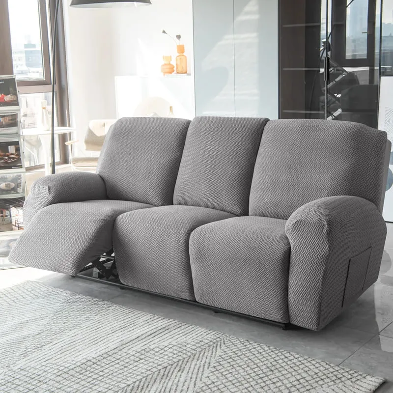 Housse de Canapé Relax Microfibre Gris