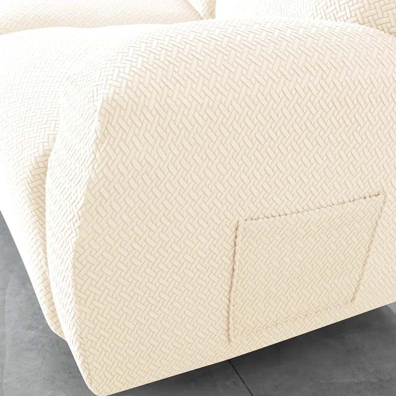 Housse de Canapé Relax Microfibre Beige