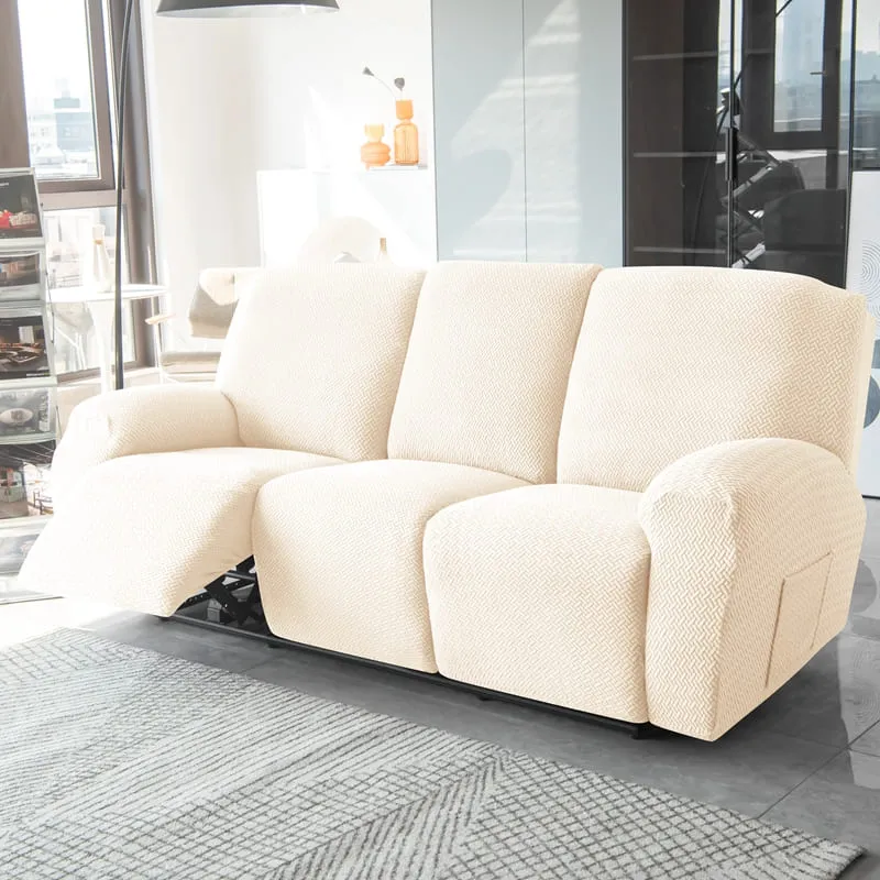 Housse de Canapé Relax Microfibre Beige