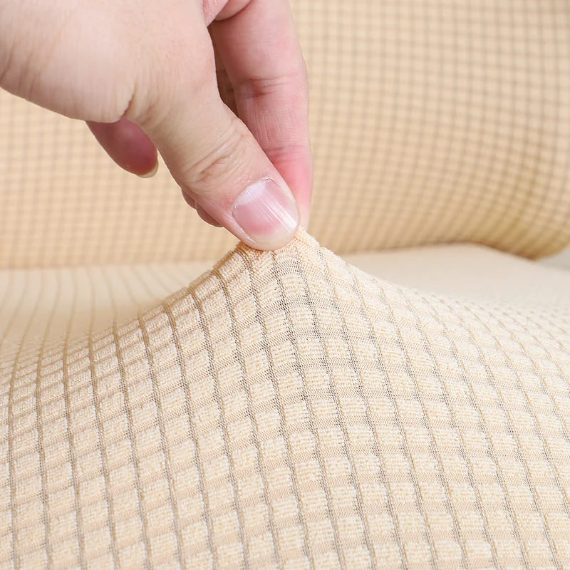 Housse Imperméable Beige pour Assise de Chaise