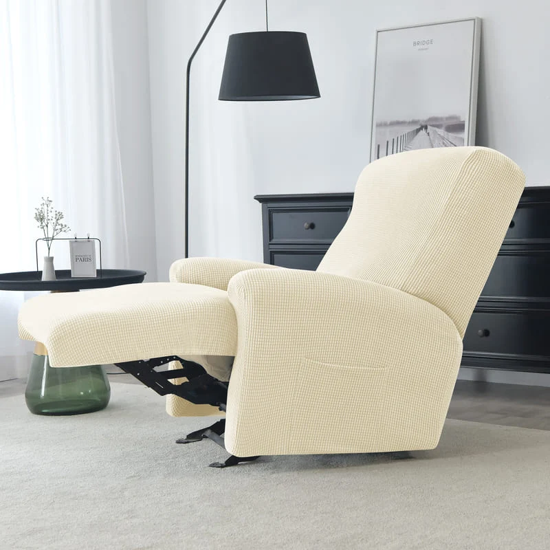 Housse de Fauteuil Relax Jacquard Beige
