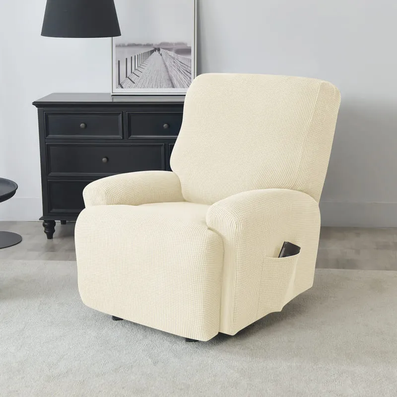 Housse de Fauteuil Relax Jacquard Beige