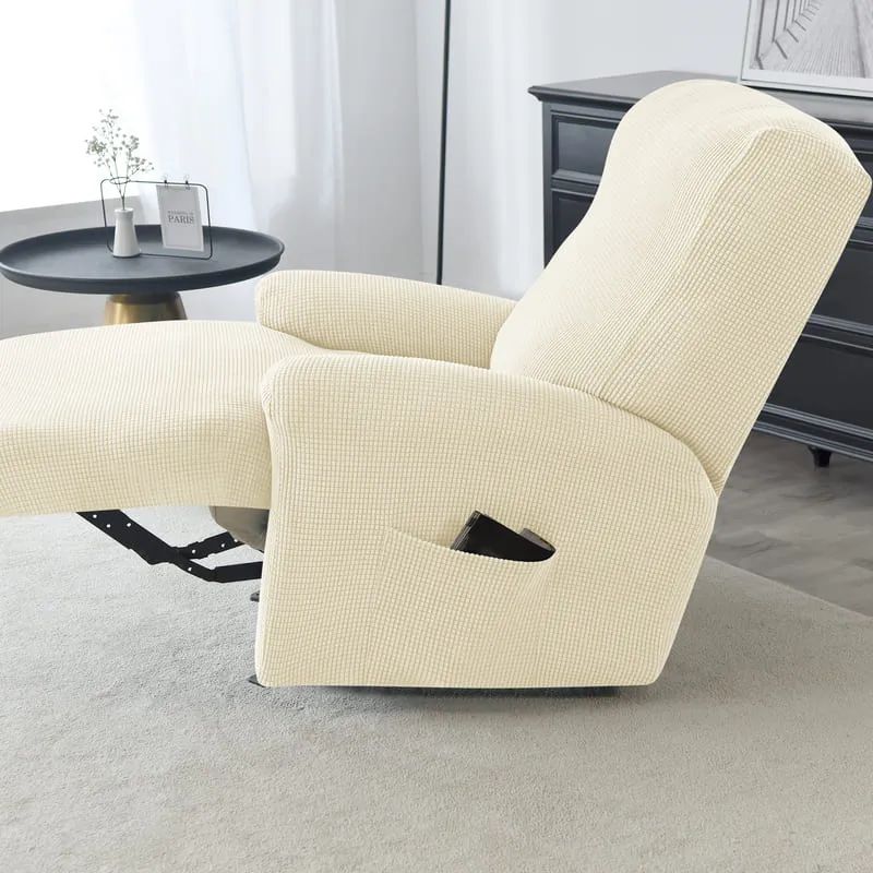 Housse de Fauteuil Relax Jacquard Beige
