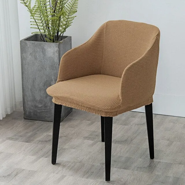 Housse de chaise scandinave Tolga Brun