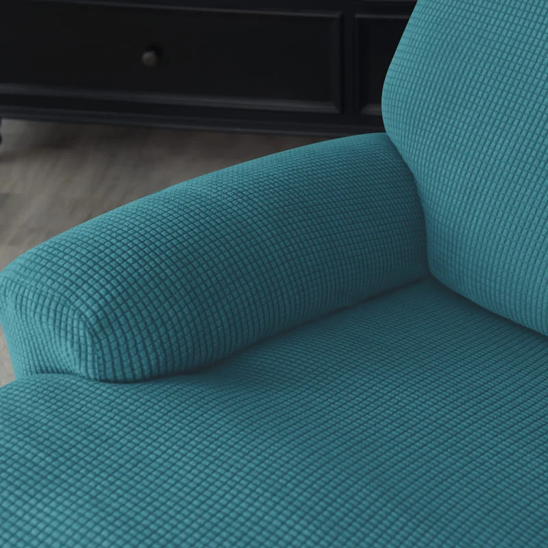 Housse de Fauteuil Relax Jacquard Bleu canard