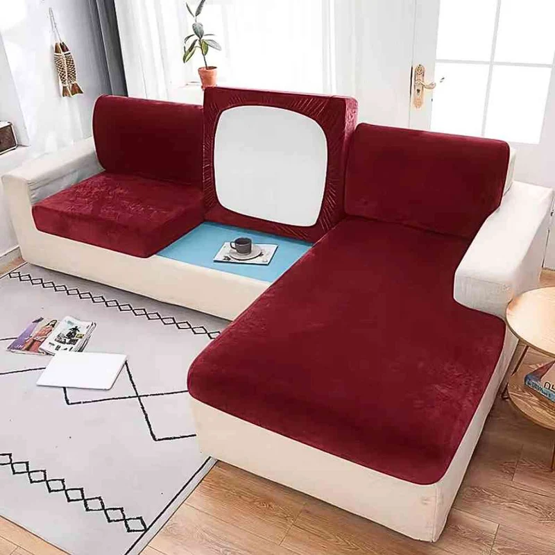 Housse Canapé d'Angle rouge