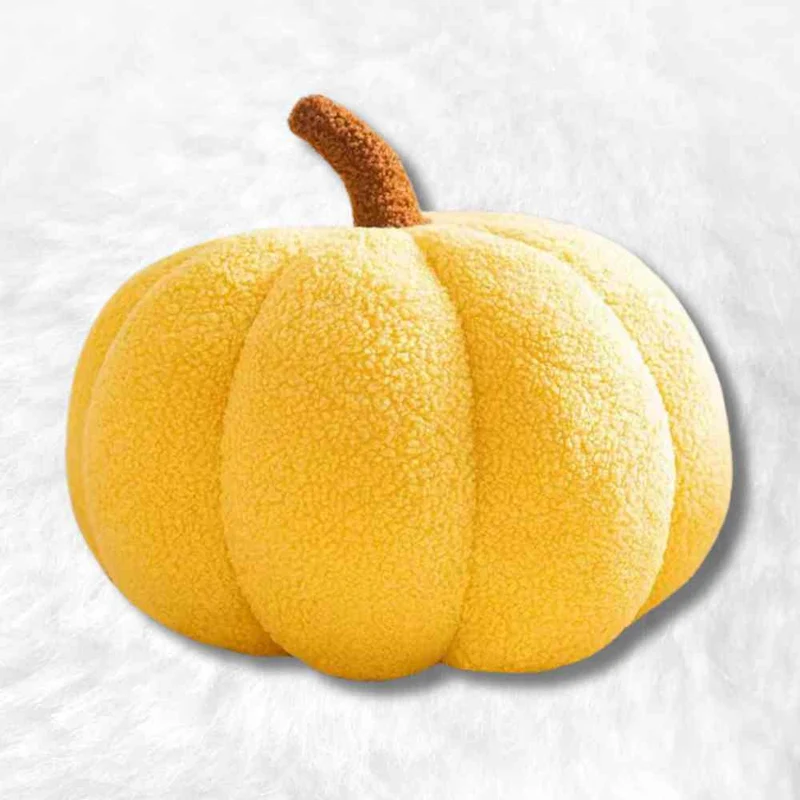Coussin Citrouille jaune