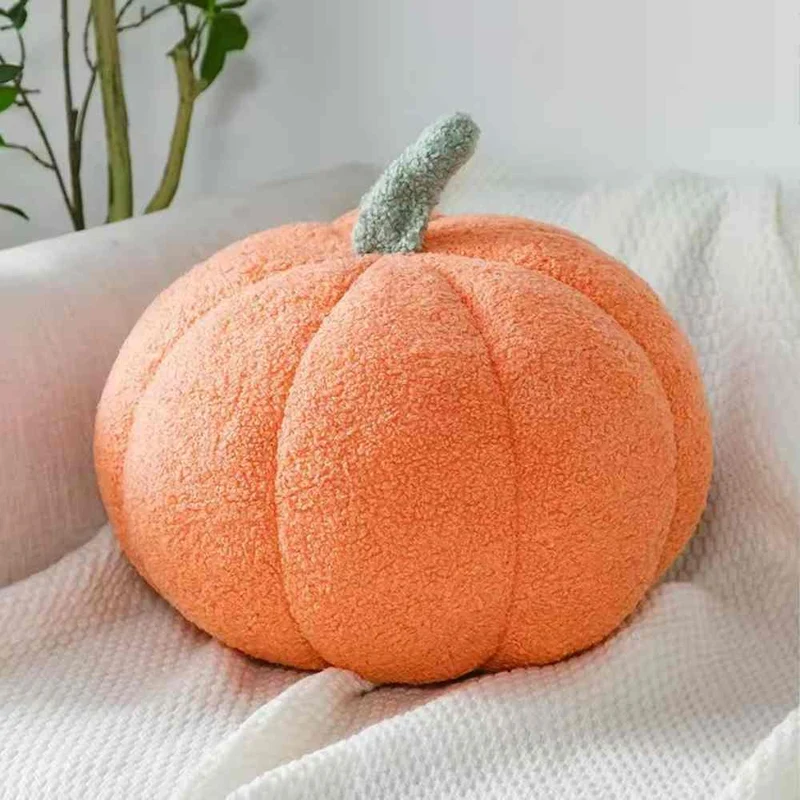 Coussin Citrouille orange