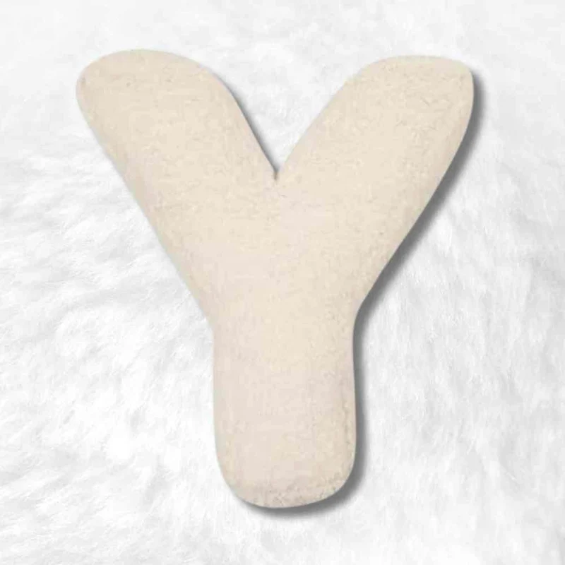 Coussin Lettre Y