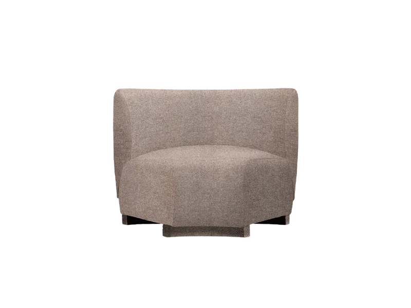 Rico Sofa Corner - Narrow - Main Line Flax - Coffee