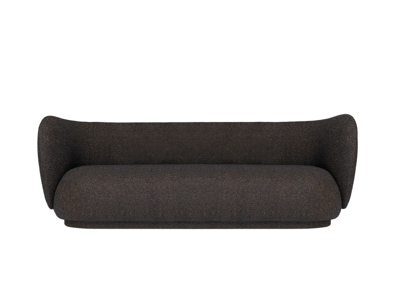Rico Sofa 3-Seater - Vanir - Black/Honey