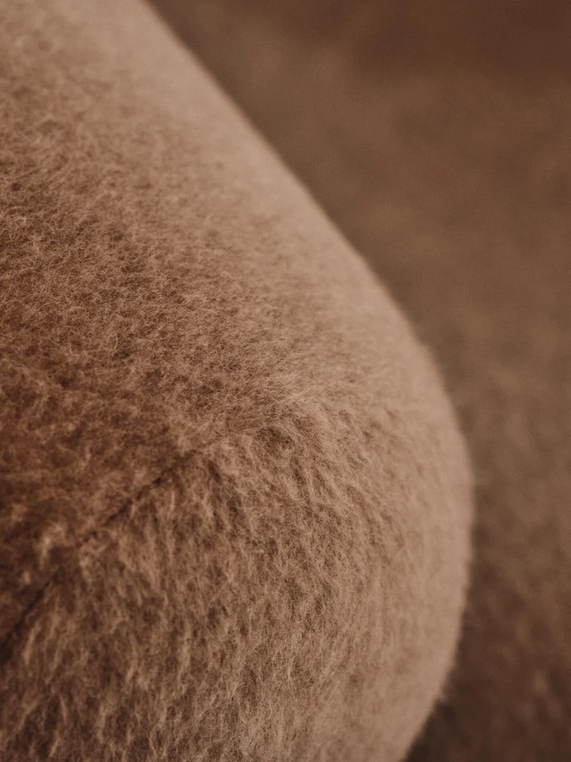 Orbo Lounge Chair - Soft Alpaca - Natural