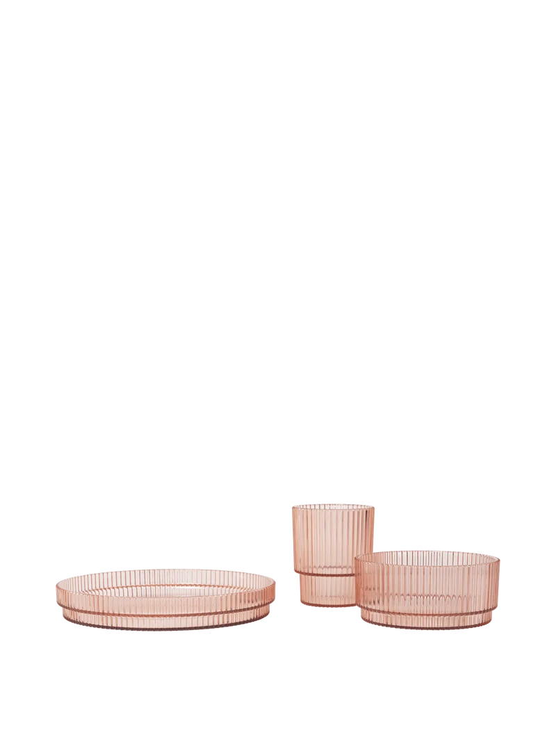 Ripple Kids Dinner Set - Blush