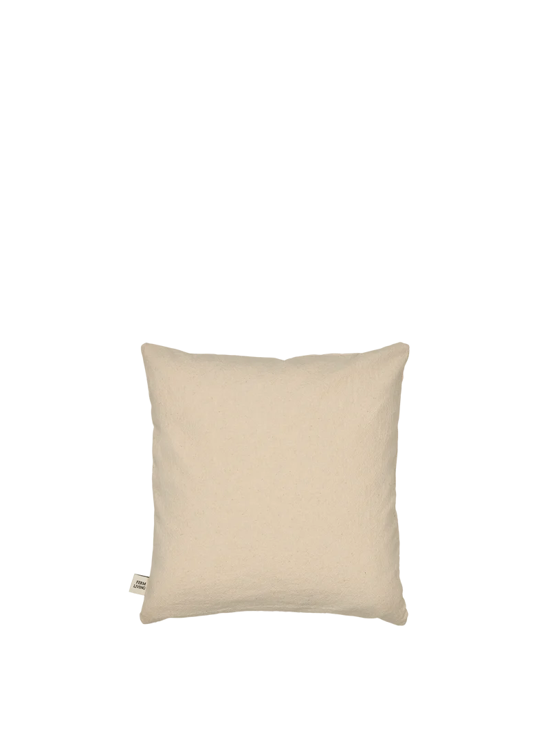 Lunden Cushion - Off-White/Dark Chocolate