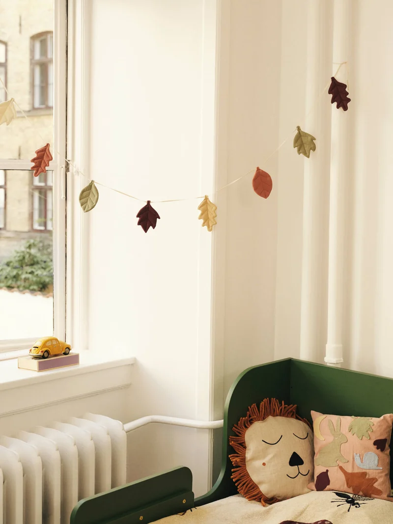 Leaf Garland - Autumn & Rattle - Tea Green - Gift Set