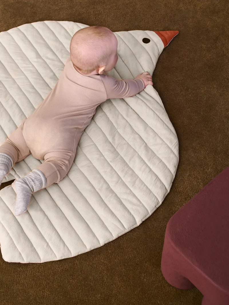 Swif Bird Mobile - Multi & Quilted Mat - Undyed - Gift Set