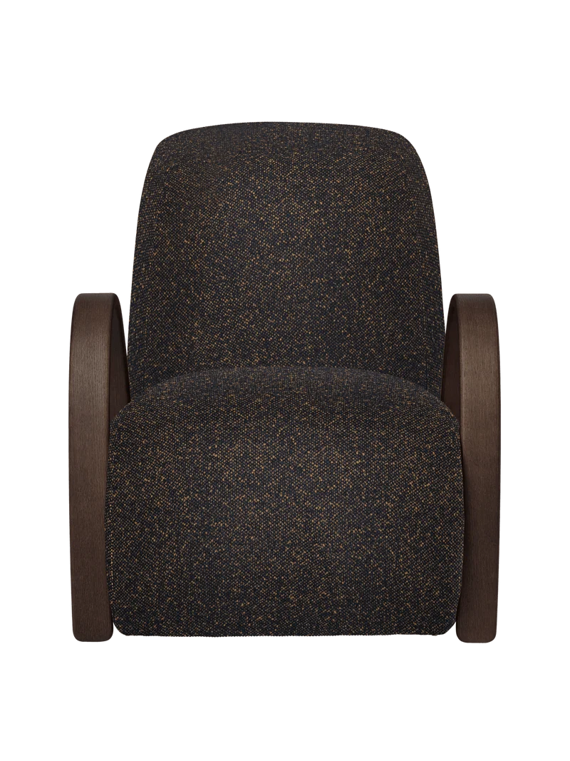 Buur Lounge Chair - Vanir - Black/Honey