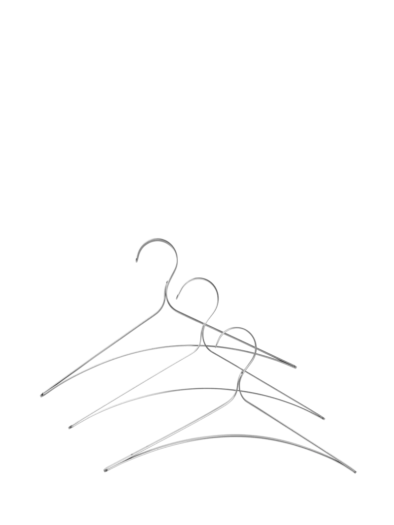 Bowline Clothes Hanger - Set of 3 - Stainless Steel