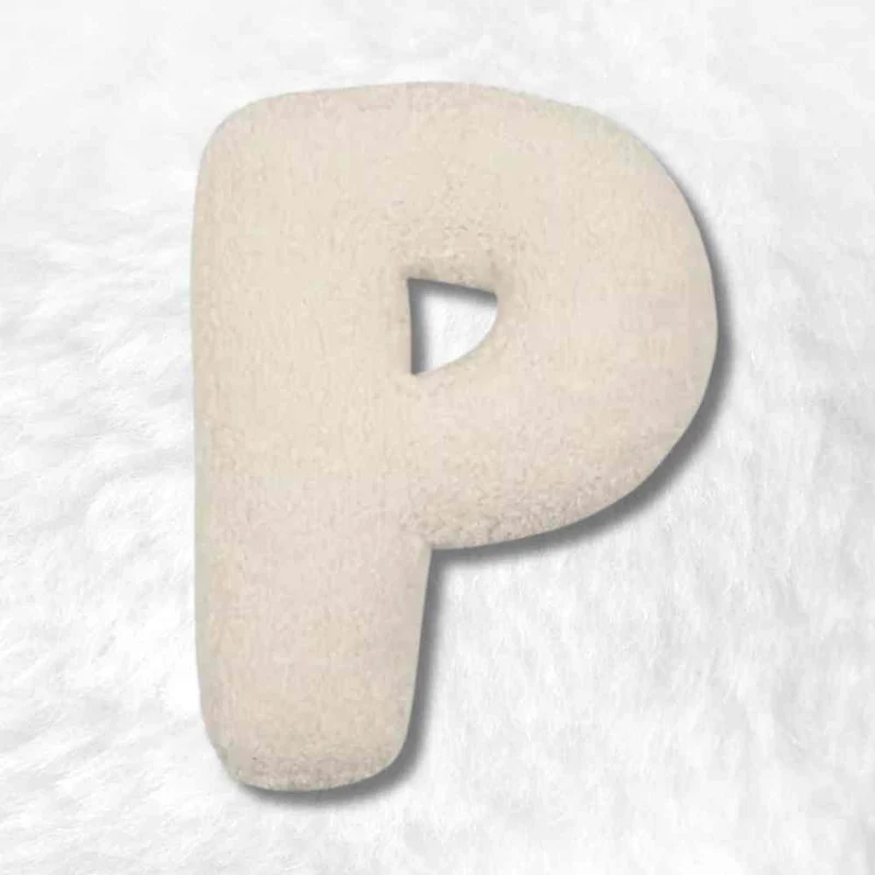 Coussin Lettre P
