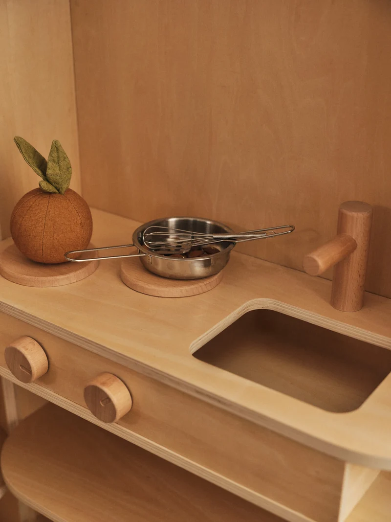 Toro Foldable Play Kitchen - Natural