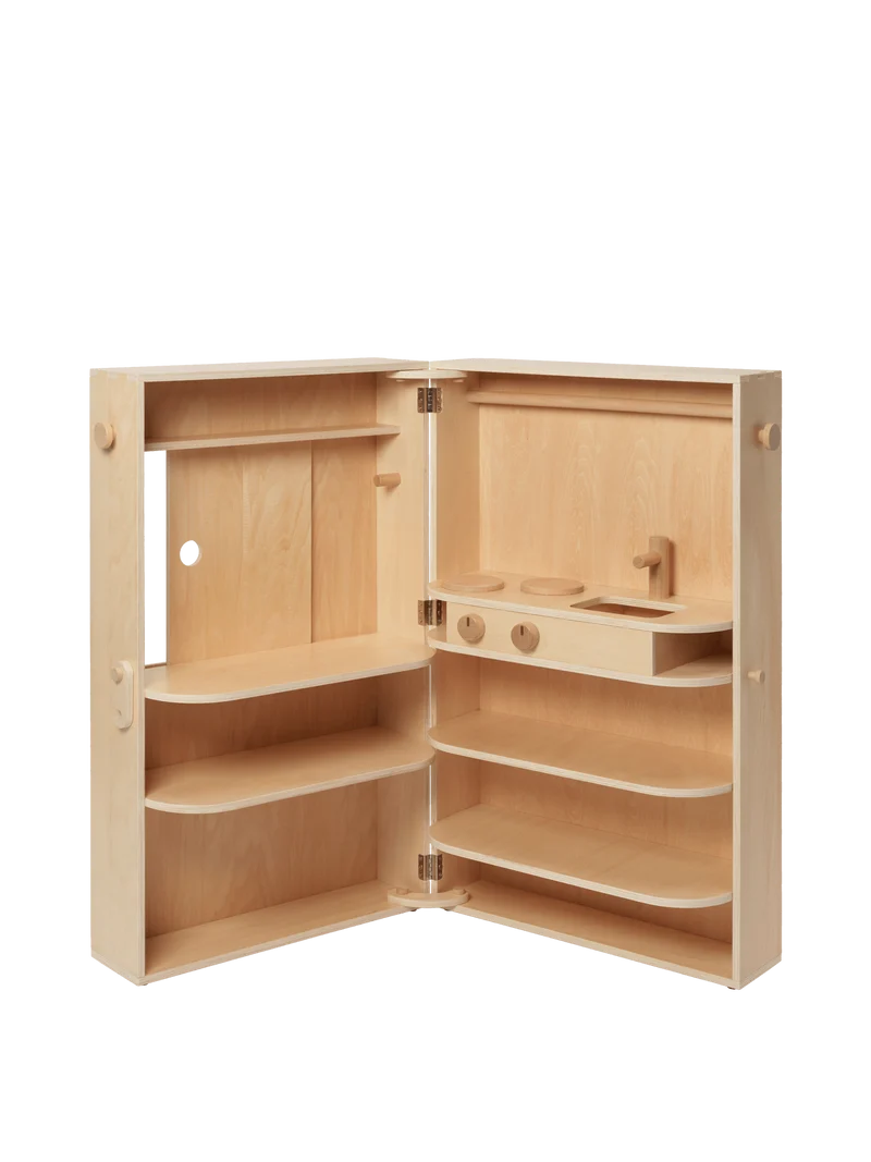 Toro Foldable Play Kitchen - Natural