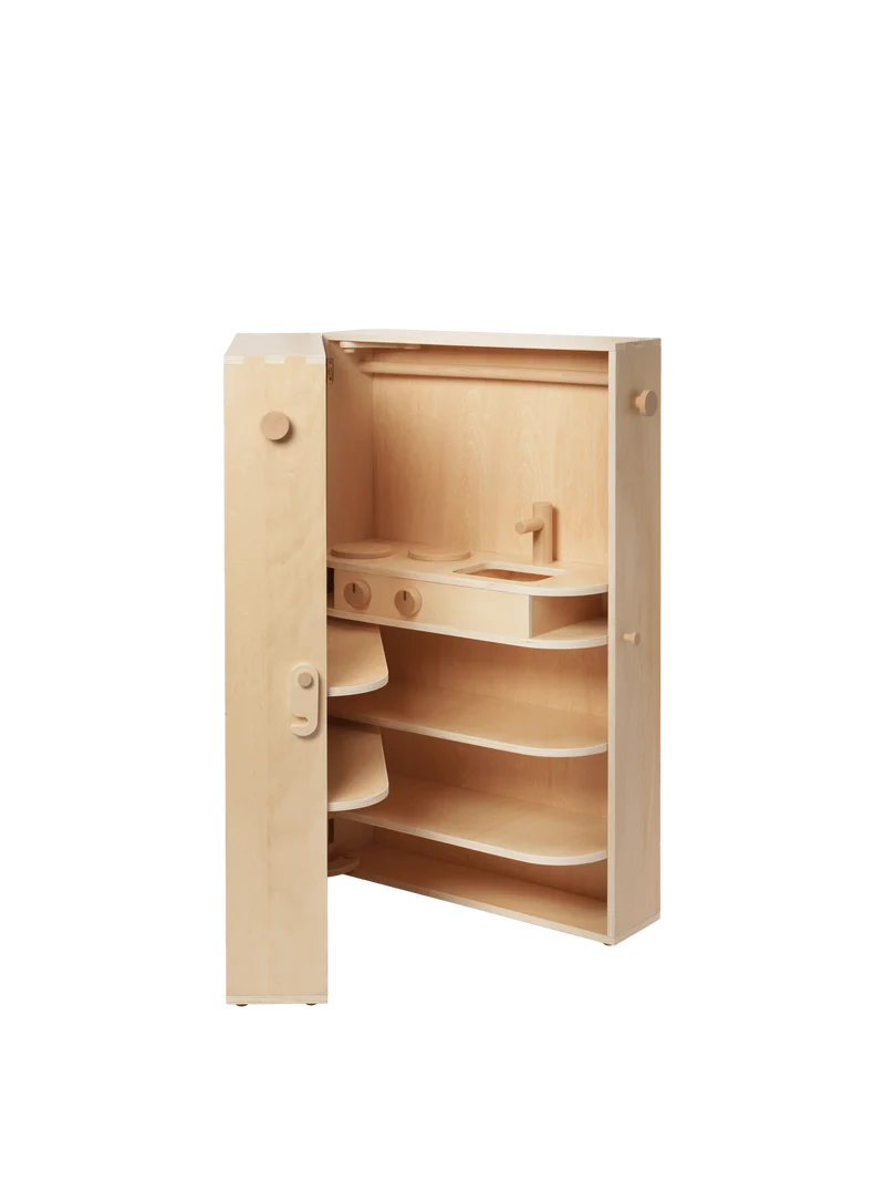 Toro Foldable Play Kitchen - Natural