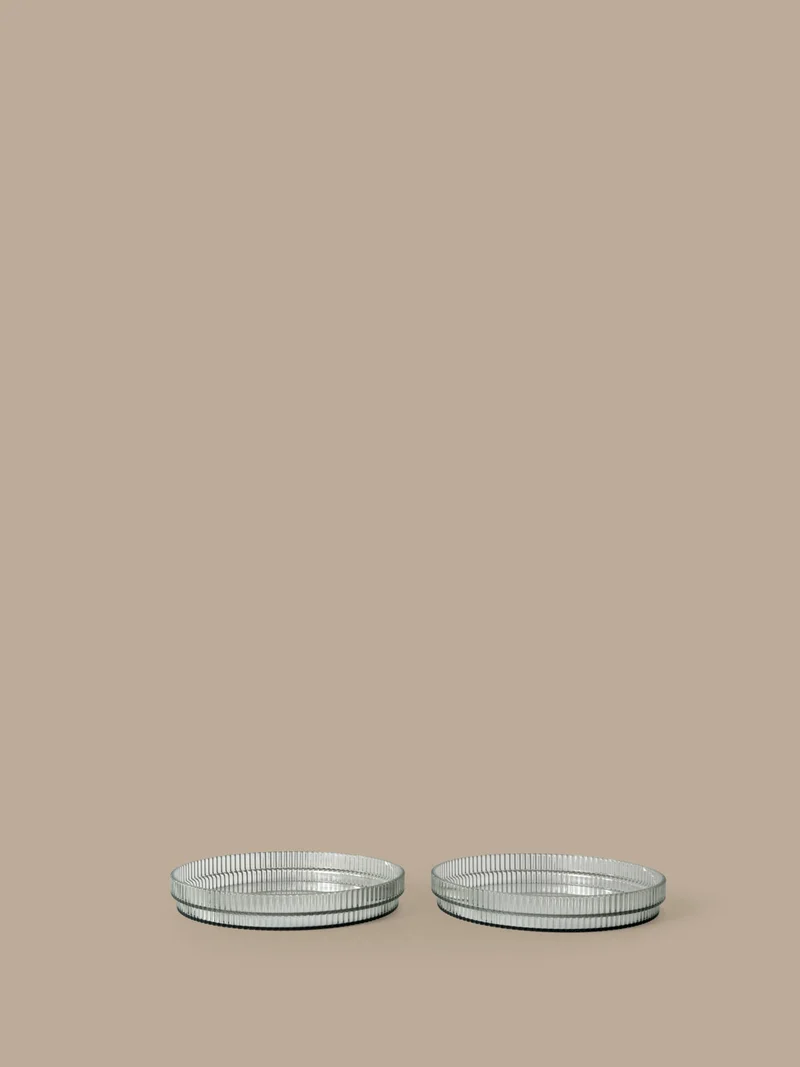 Ripple Kids Plates - Set of 2 - Tea Green