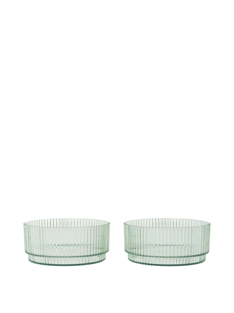 Ripple Kids Bowls - Set of 2 - Tea Green