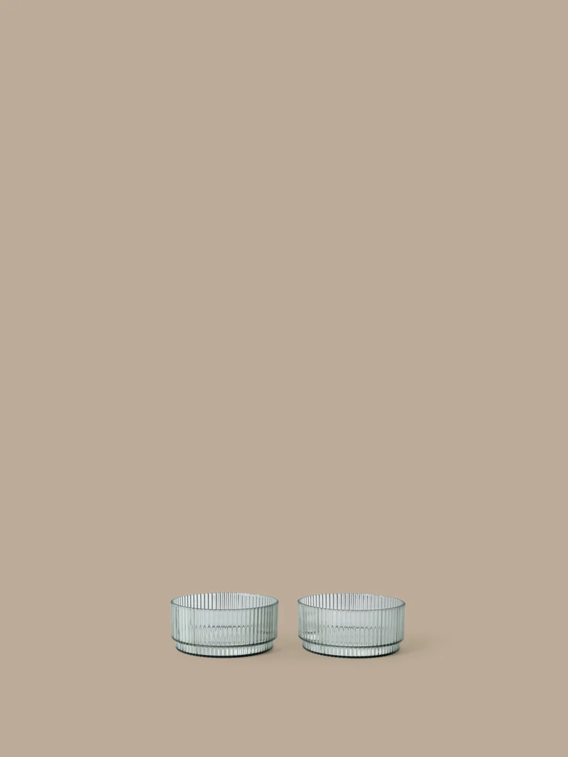 Ripple Kids Bowls - Set of 2 - Tea Green