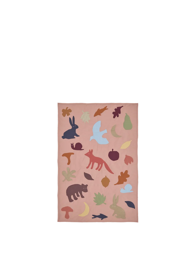 Lunden Blanket - Rose/Multi