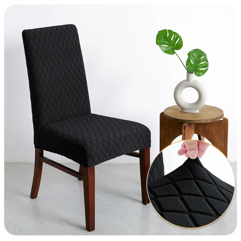 Housse de Chaise Nuance – Noir Extensible