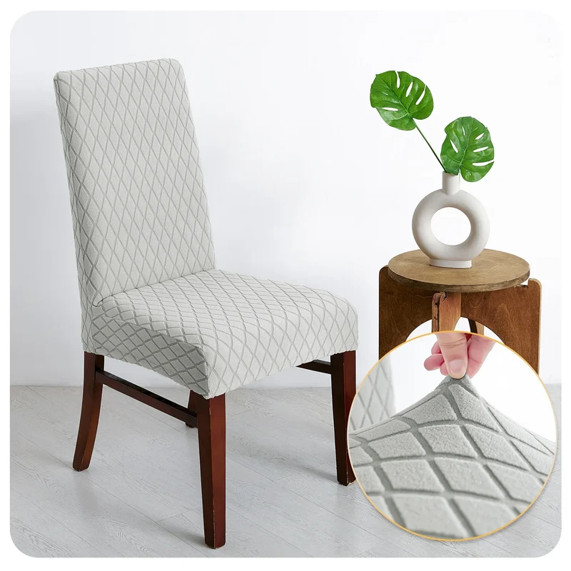 Housse de Chaise Nuance – Gris Clair Extensible