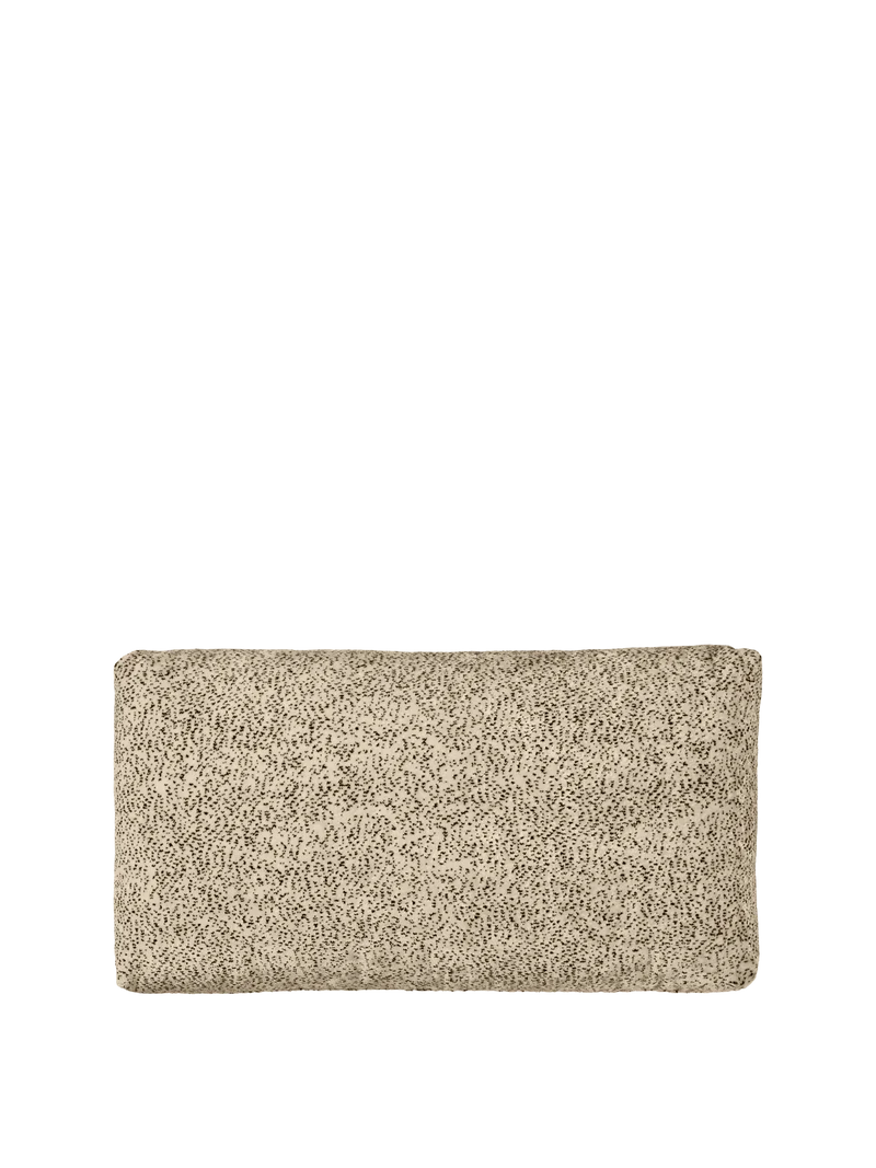 Dase Cushion - Poppy Velvet - Butter/Black