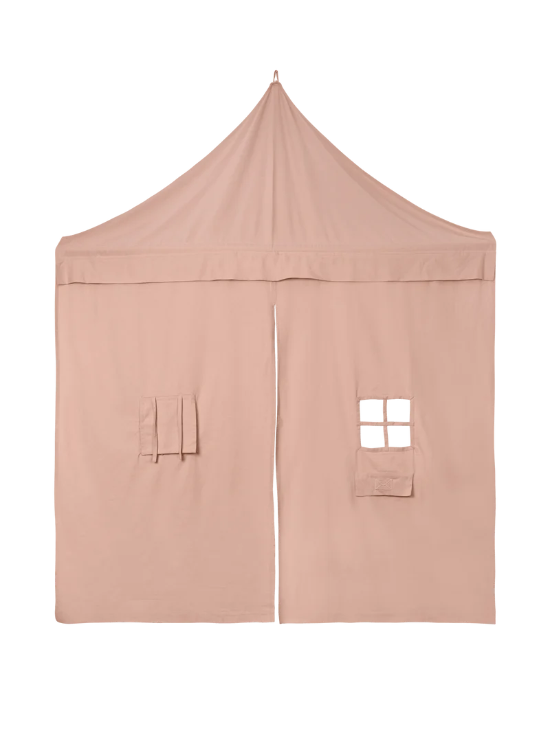 Settle Corner Curtain - Rose