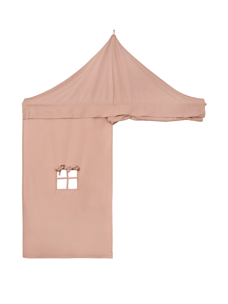 Settle Corner Curtain - Rose