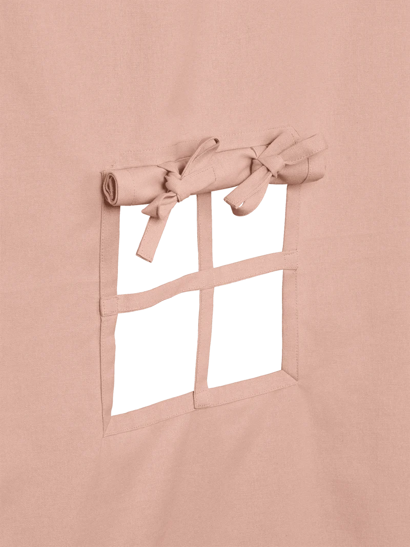 Settle Corner Curtain - Rose