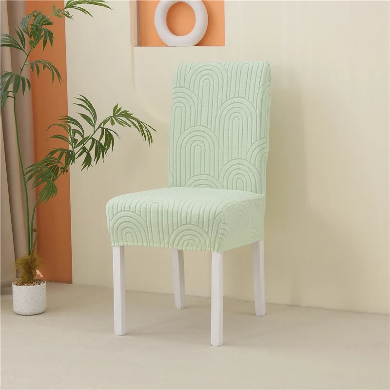 Housse de Chaise Opaline – Vert Pastel Extensible