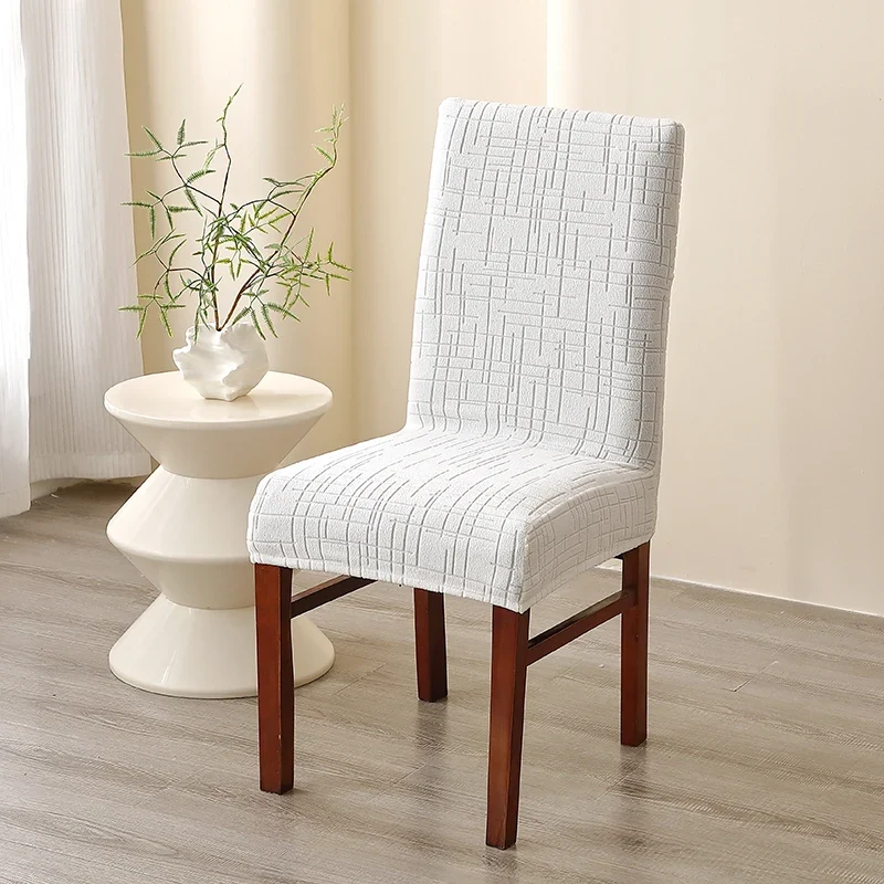 Housse de Chaise Alba – Blanc Extensible