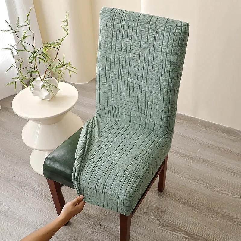 Housse de Chaise Alba – Vert Amande Extensible