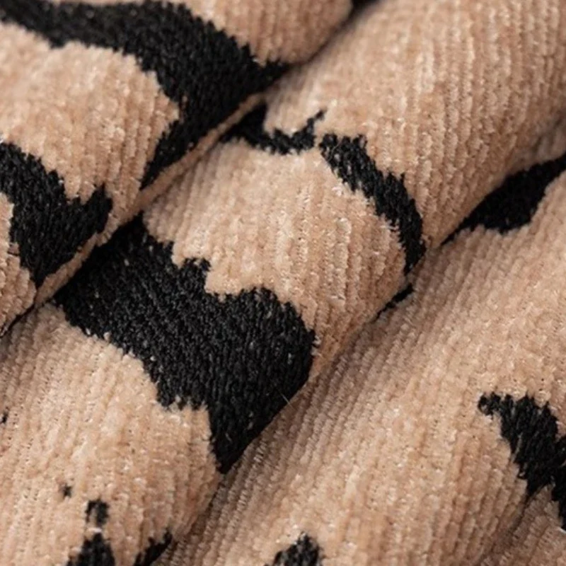Jeté de Canapé Beluna – Graphique Beige et Noir