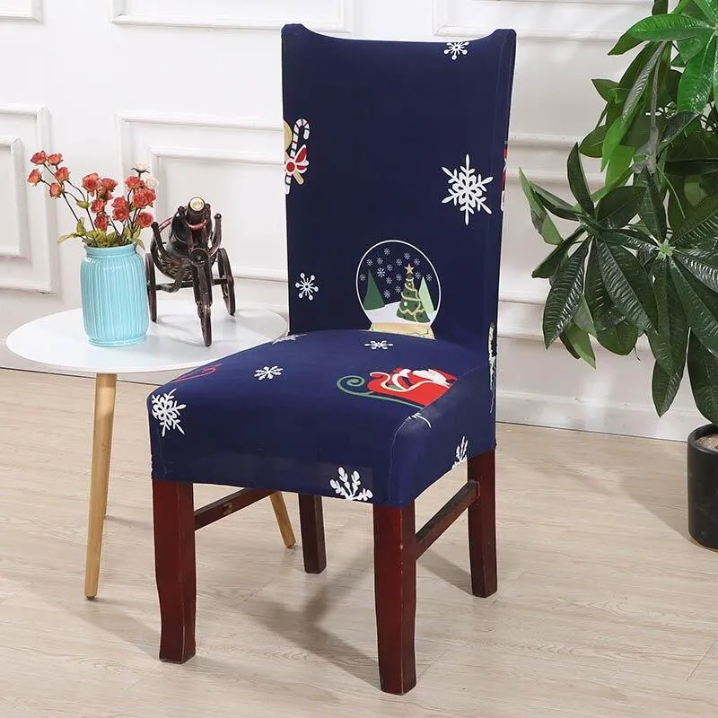 Housse de Chaise Extensible de Noël